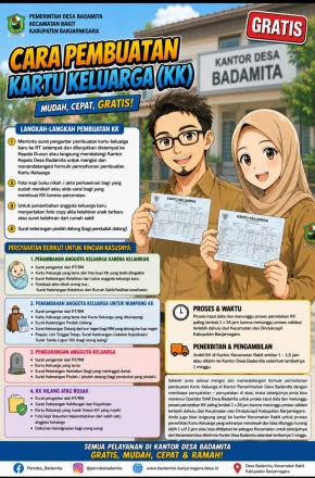 CARA PEMBUATAN KARTU KELUARGA (KK)